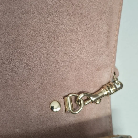 L.K. Bennett Elegant Nude Patent Leather Shoulder Bag - Picture 6 of 15